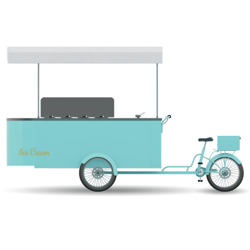 render of foodbike ice bike