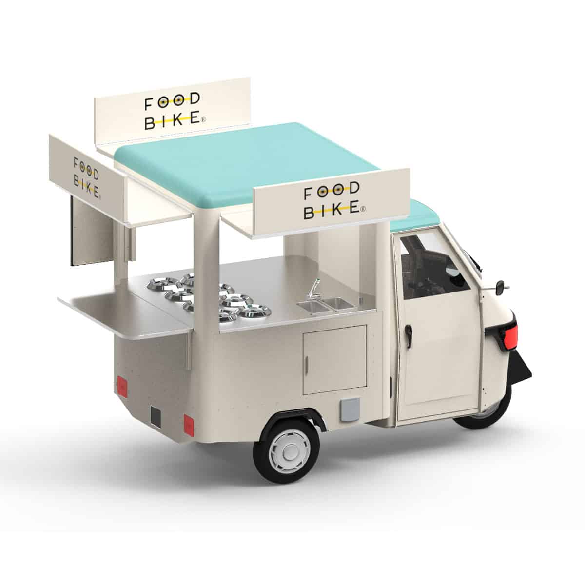Piaggio Ape 50 box - classic version - Foodbike