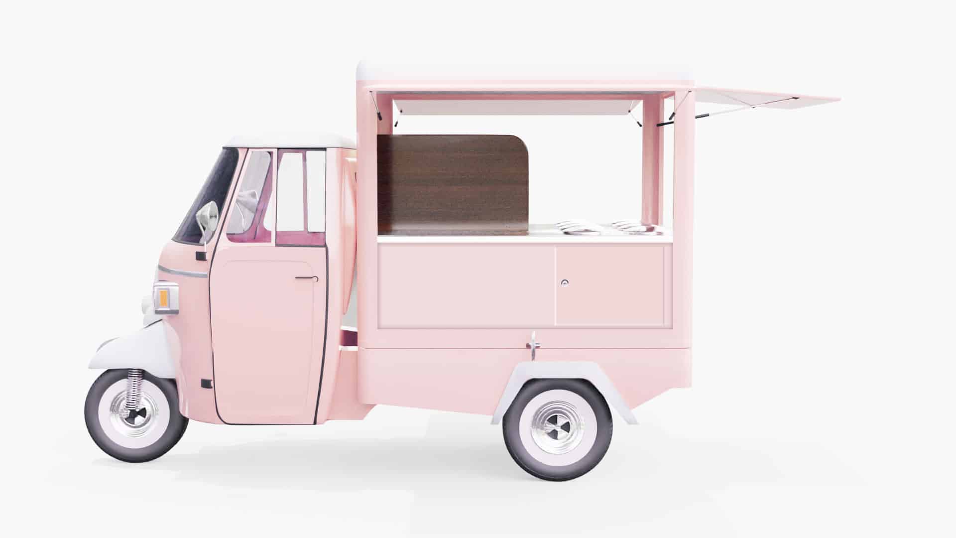 Piaggio Ape 50 box - classic version - Foodbike