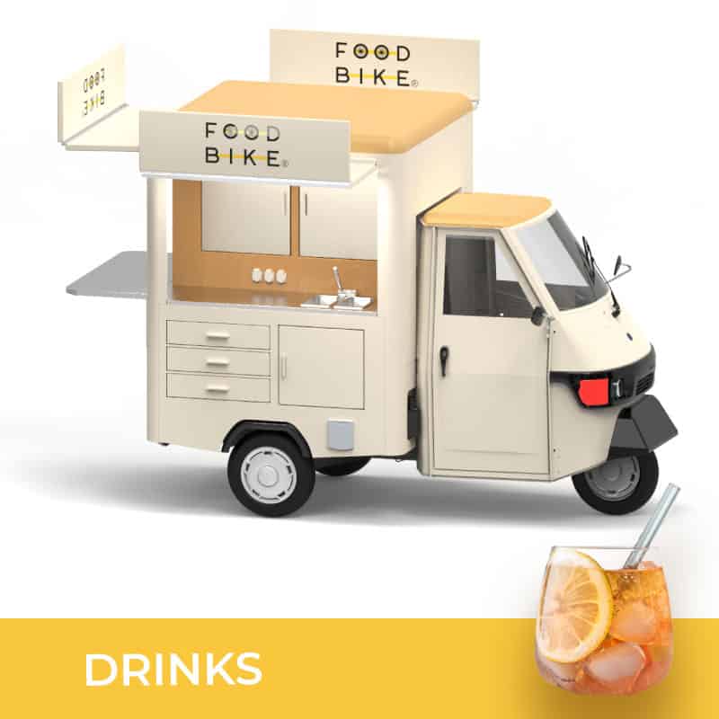 Piaggio Ape 50 box - classic version - Foodbike