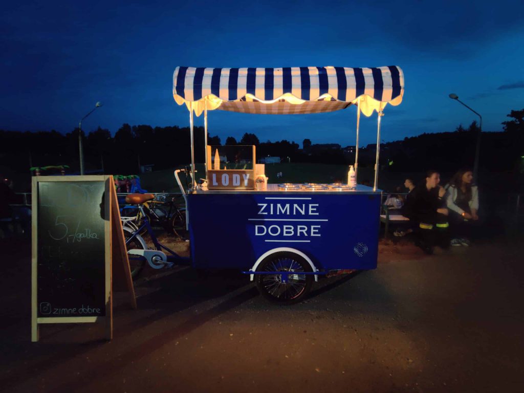 Wózek do lodów czy rower gastronomiczny?