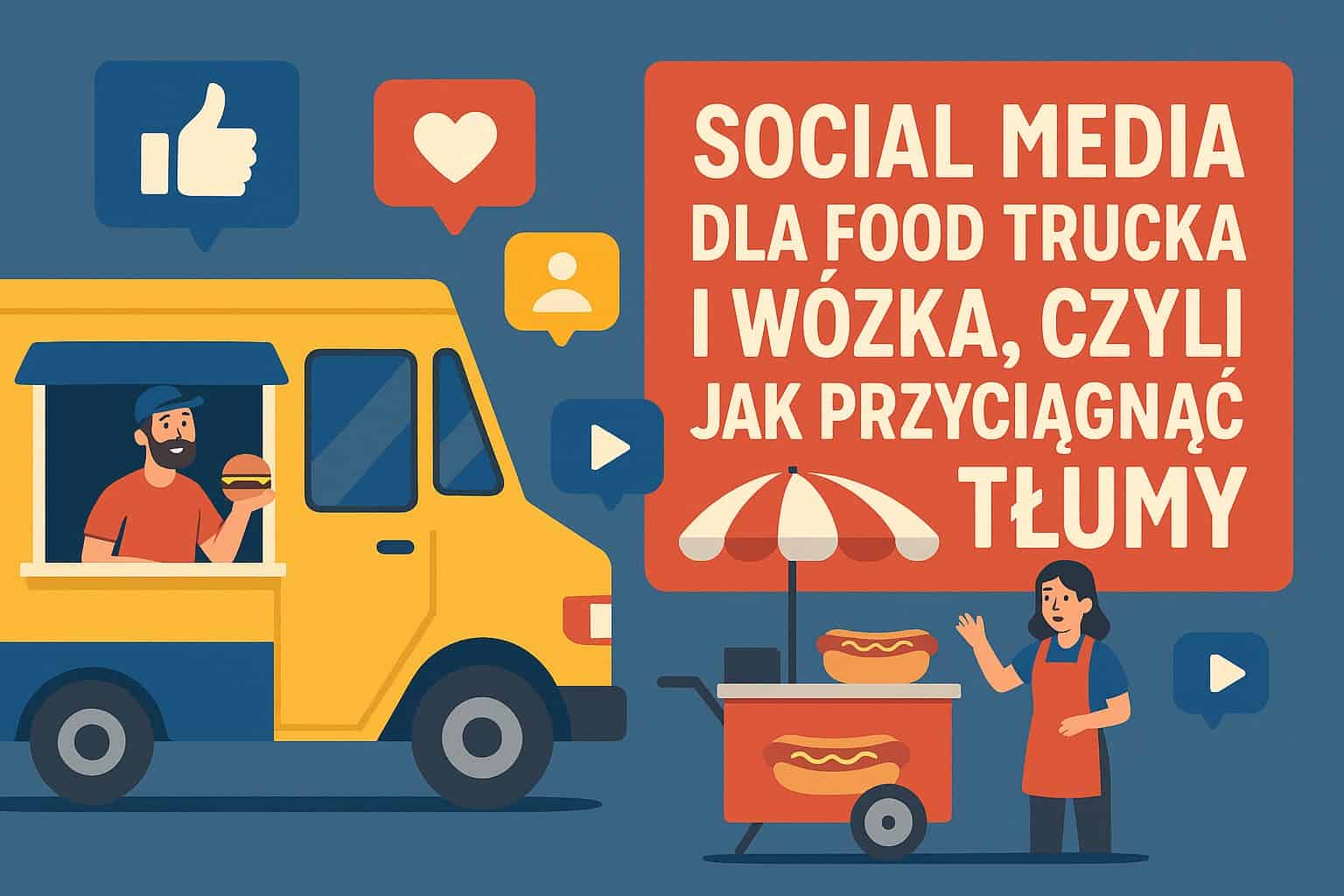 Social media dla food trucka i wózka, czyli jak przyciągnąć tłumy