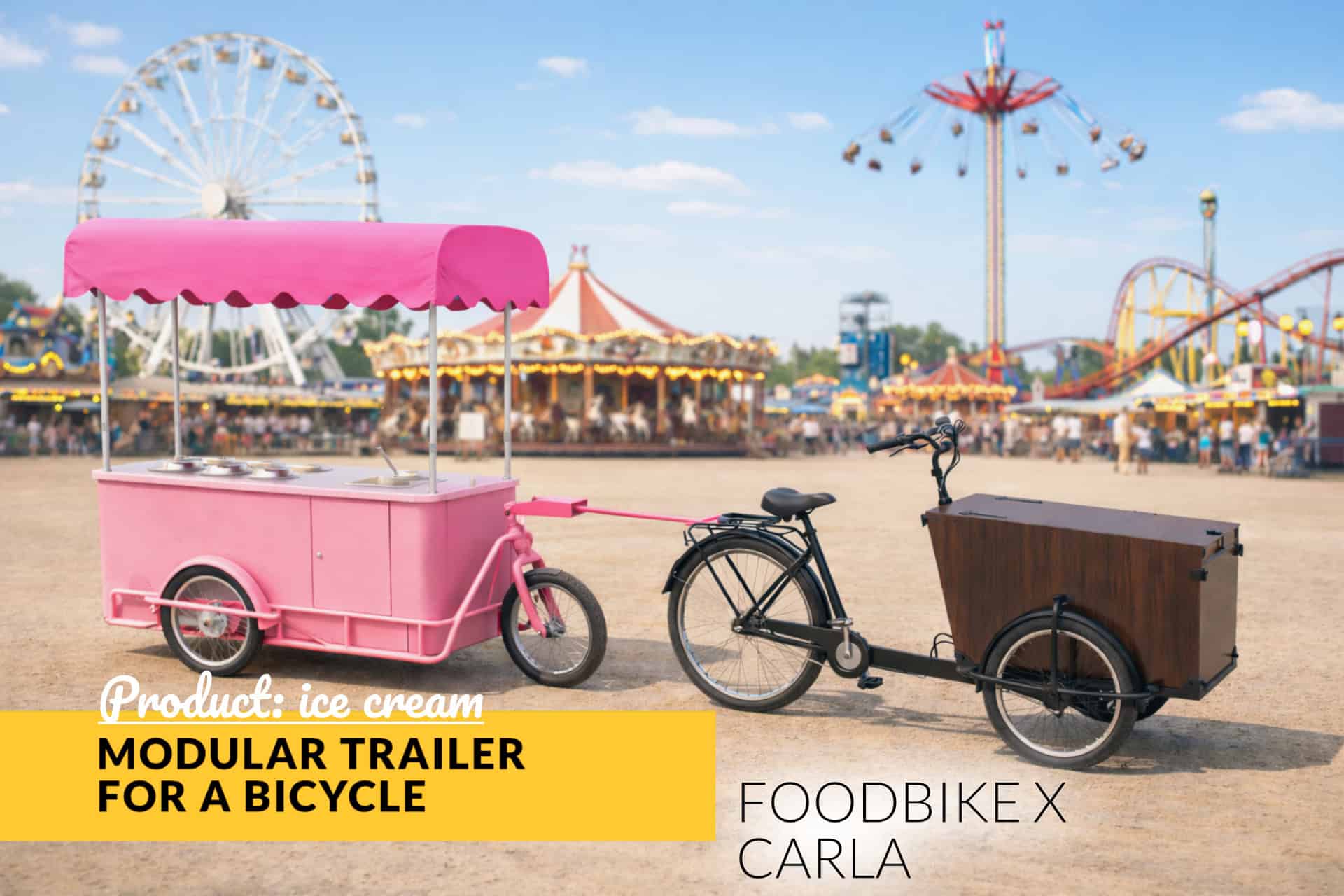 ice cream bike trailer