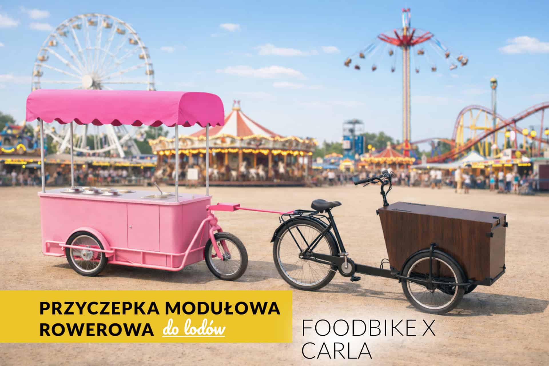 przyczepka rowerowa do lodów